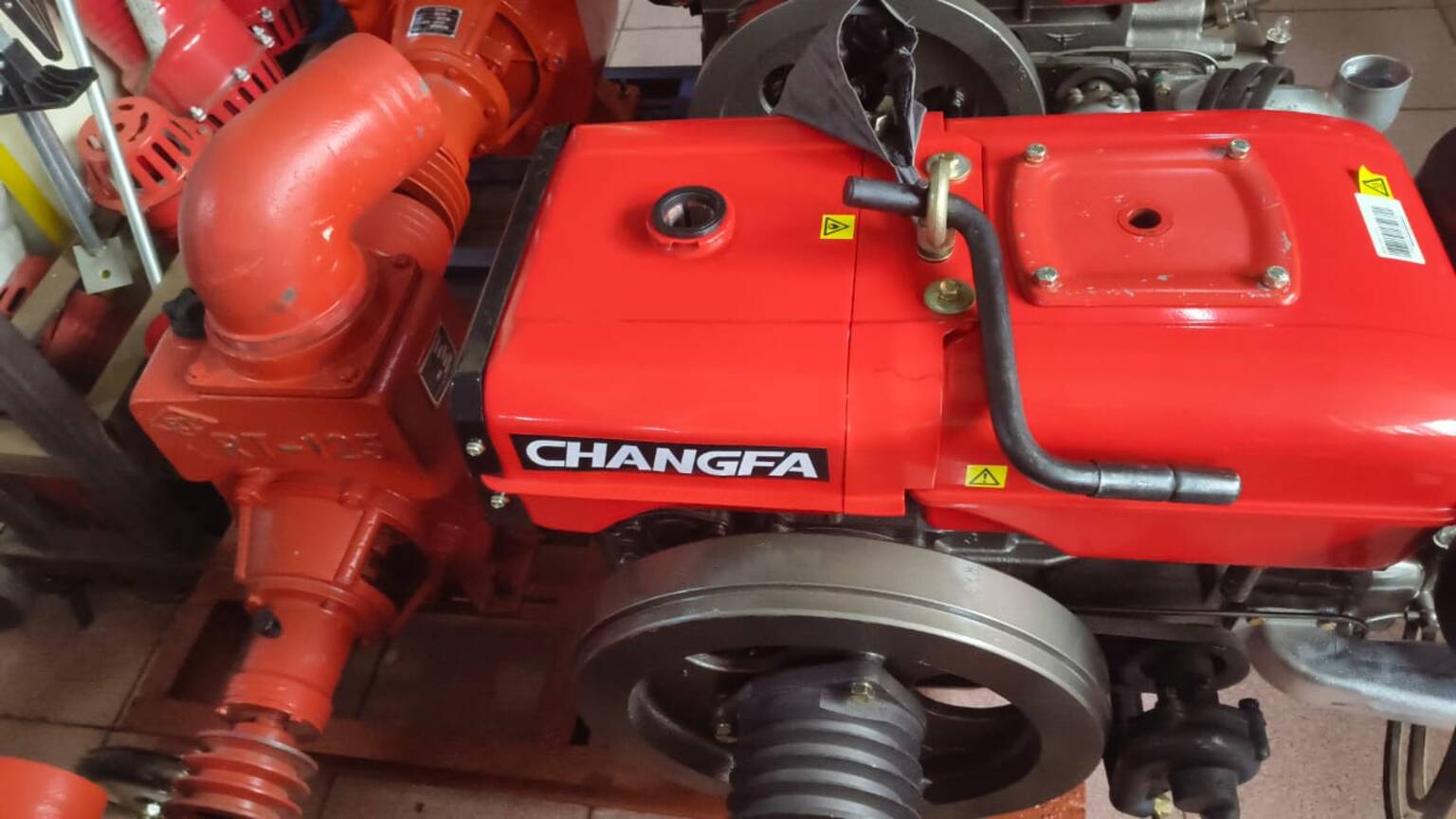 Engine to run the water pump