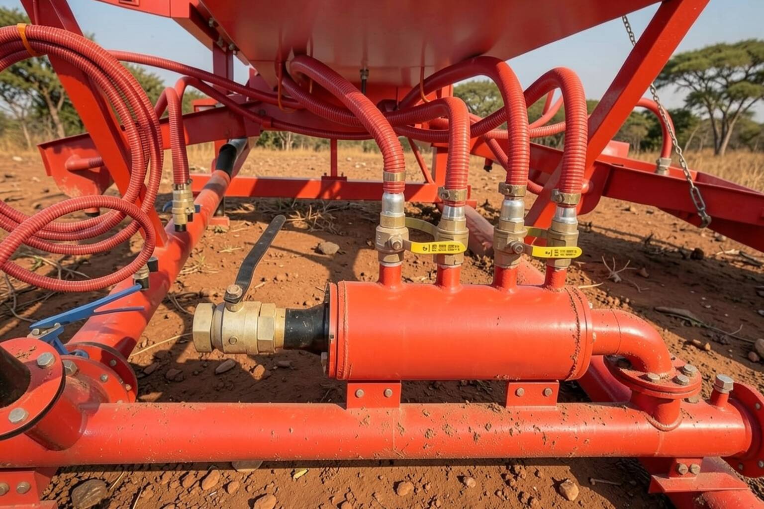 SYOGM Trommel Wash Plant 15 tonnes per hour, water distribution