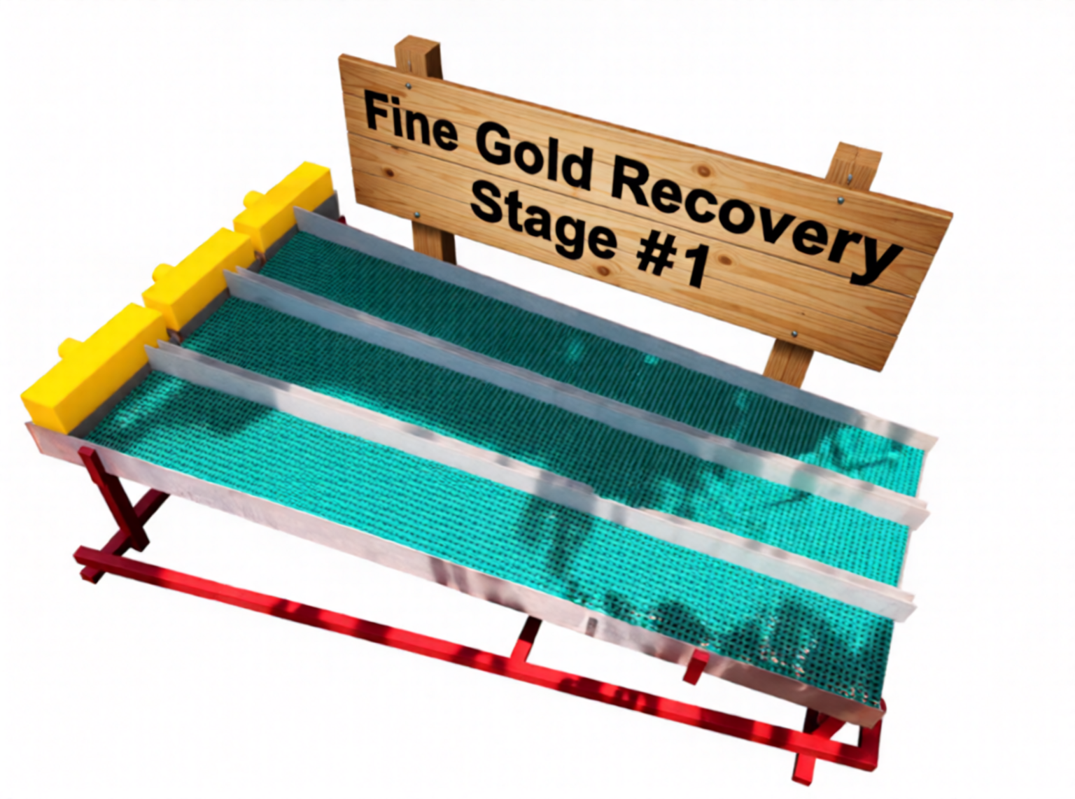 SYOGM Sluice Set of 3, Model 2024-NO22, top view