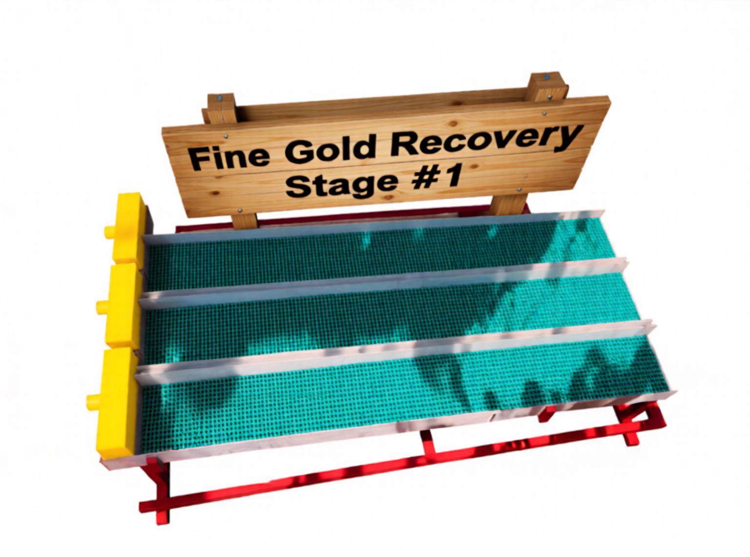 SYOGM Sluice Set of 3, Model 2024-NO22, top view