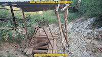 Mining shaft on mining site in Kenya