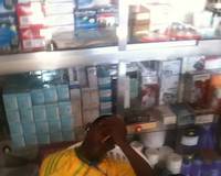 Waking up the pharmacist in Geita, Tanzania