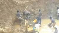 Approaching small scale mining site in Akanteng, near Akwatia in Ghana