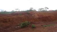 Excavations on the mining site