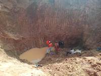 Miners panning for gold