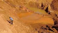 Open pit mining in Uganda