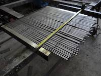 Single sluice grizzly bars in manufacture