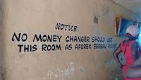 No money changer shall use this room as aforex bereau, please...