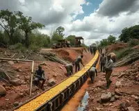 Profit-Sharing Model for Gold Mining Operations Utilizing Partner-Provided Sluices