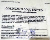 Prospecting Check Report Example from Busia, Uganda