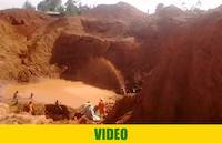 Gold prospecting on the open pit