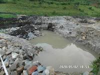 2020-05-02: Surface mining pit covered with water