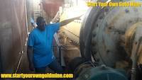 Ball mills used in program Start Your Own Gold Mine