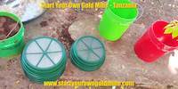 Sieves and buckets for gold prospecting