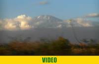 View of Kilimanjaro near Arusha, Tanzania on our travel to Kenya