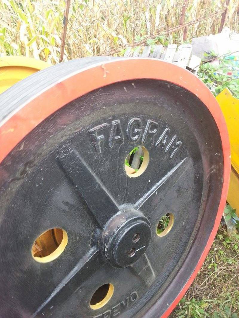 The wheel of the jaw crusher