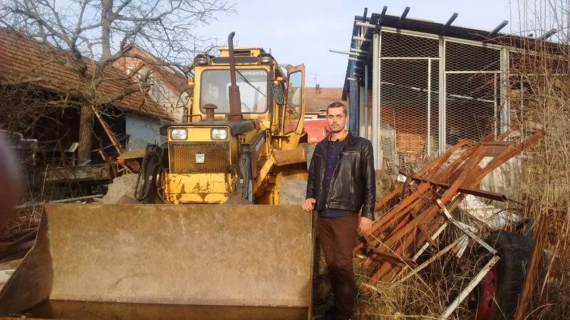 Backhoe loader in Croatia for 7000 euro