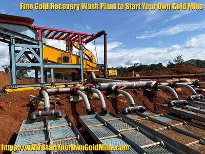 SYOGM Advance Gold Wash Plant Design