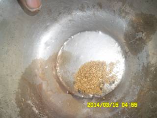 Gold panned from gold concentrates