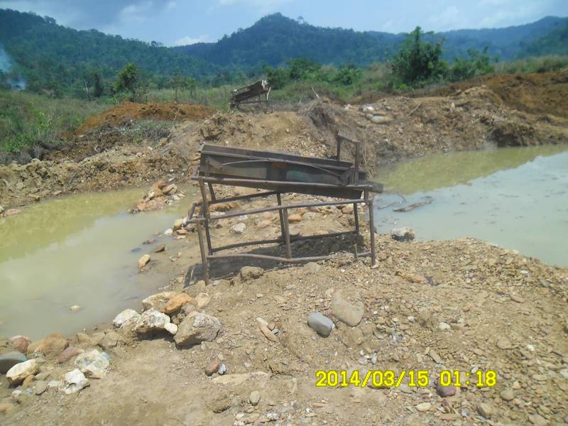 Sogaum gold washing plant in Ghana