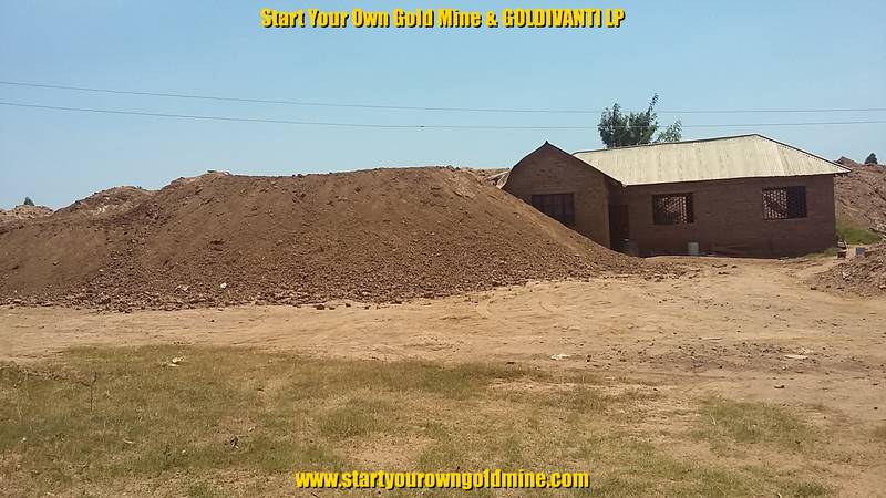 New mining site in Kenya with huge tailing heaps