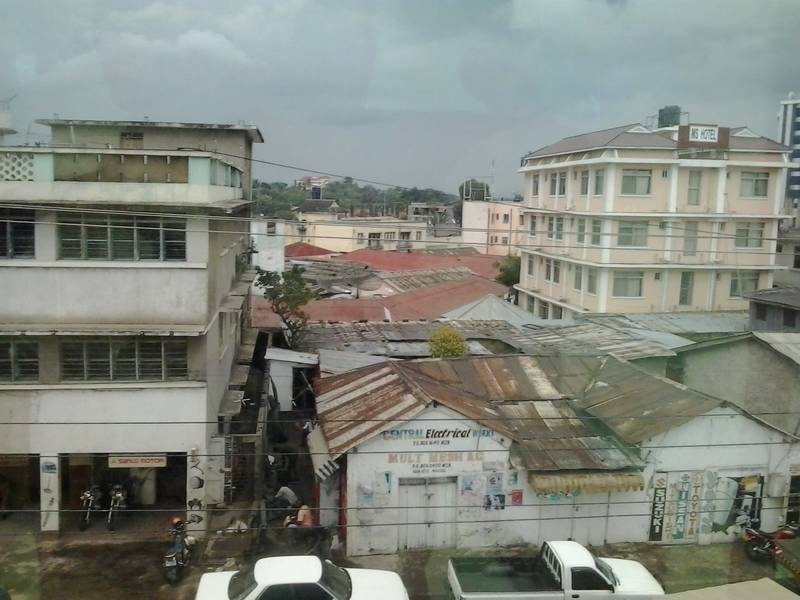 View on Mwanza roofs 25th August 2012