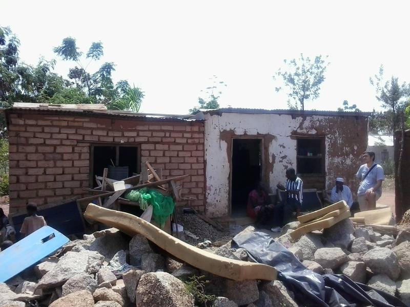 The poor house of the orphanage in Mwanza, Tanzania