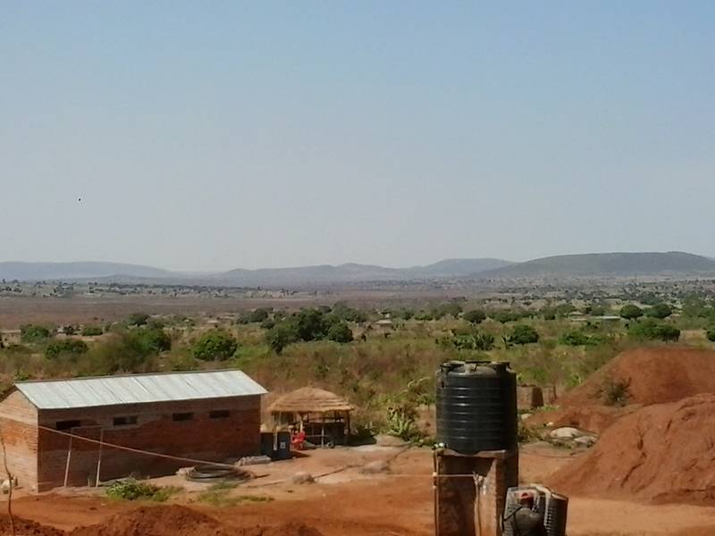 The gold cyanidation plant in Tanzania