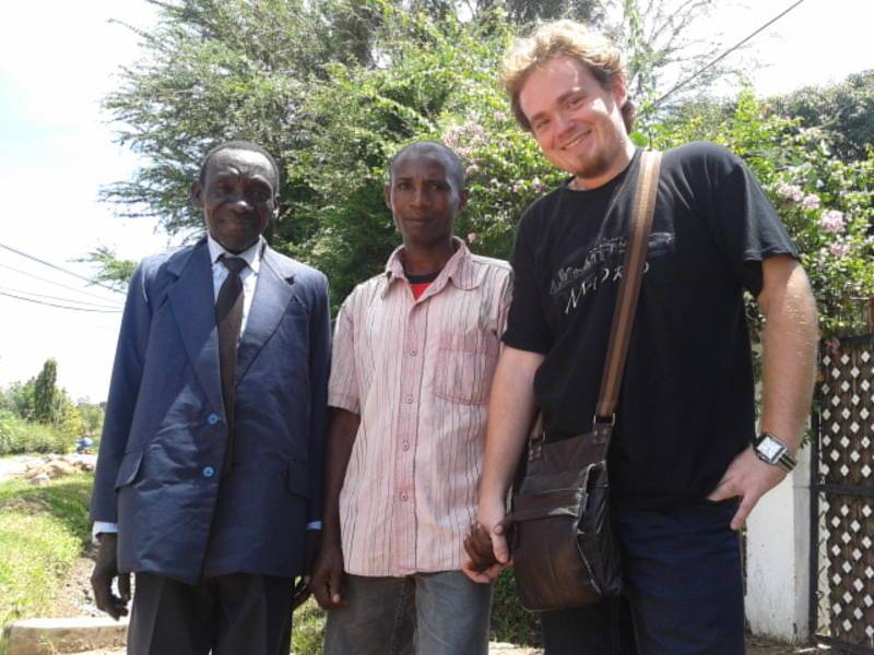 Robert Stažnik in Mwanza in November 2012