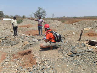 Assessing the gold mining site