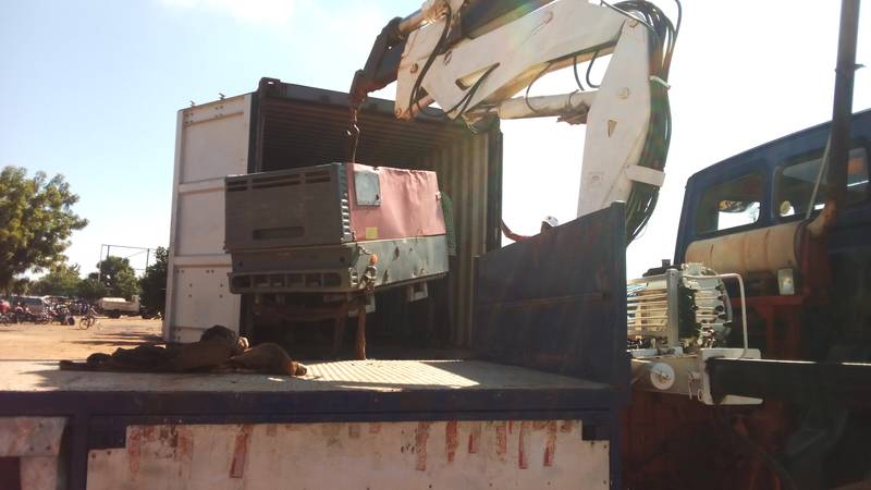 Offloading compressors one by one, total of 7 machines