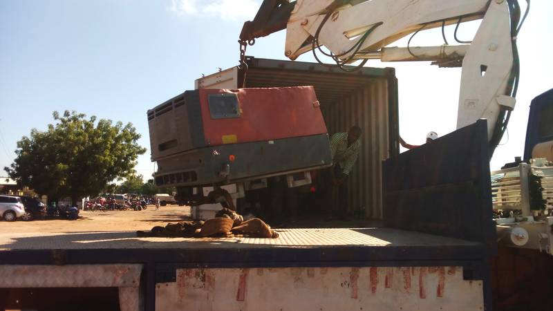 Offloading compressors one by one, total of 7 machines