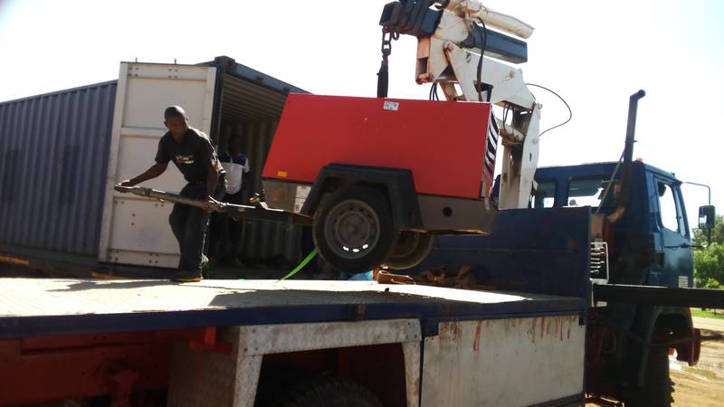 Offloading compressors one by one, total of 7 machines