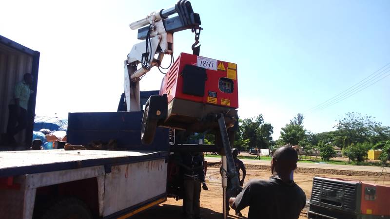 Offloading compressors one by one, total of 7 machines