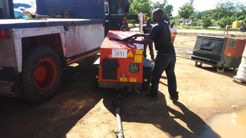 Offloading compressors one by one, total of 7 machines