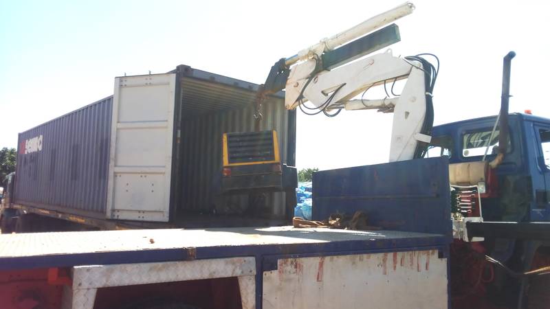 Offloading compressors one by one, total of 7 machines