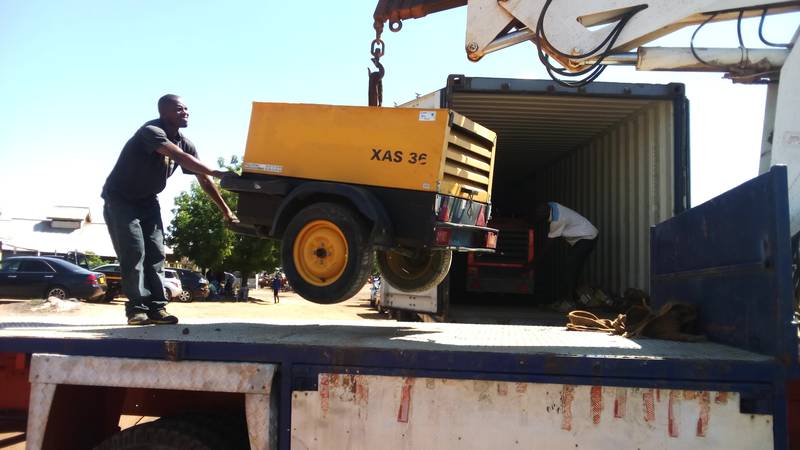 Offloading compressors one by one, total of 7 machines