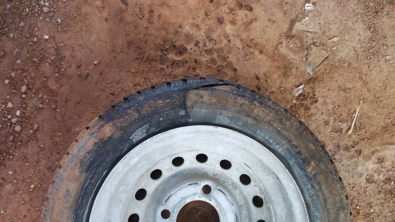 Flat tyre of a compressor