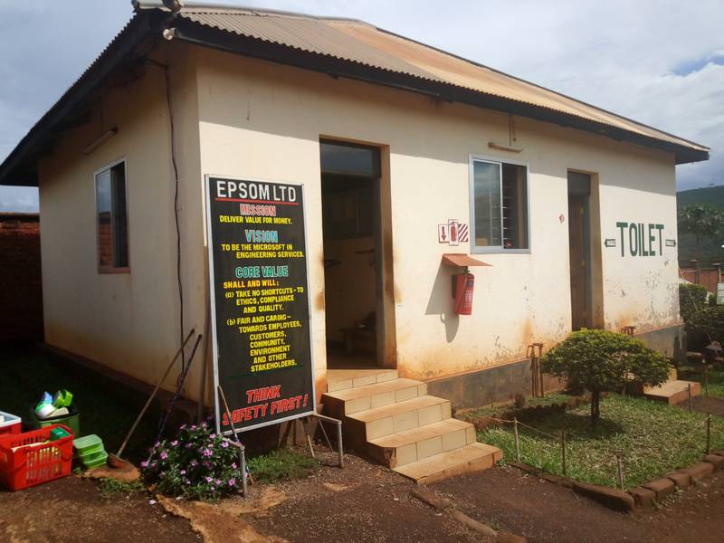 Epsom Ltd. the metal workshop in Geita, Tanzania