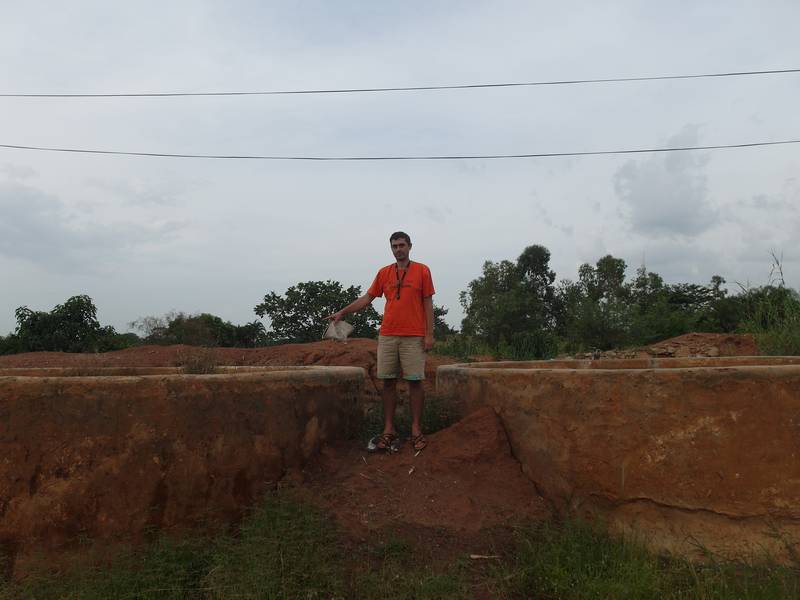 Mr. Jean Louis on gold cyanidation plant