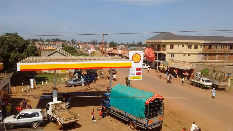 View from the Emirates guest house in Busia, Uganda