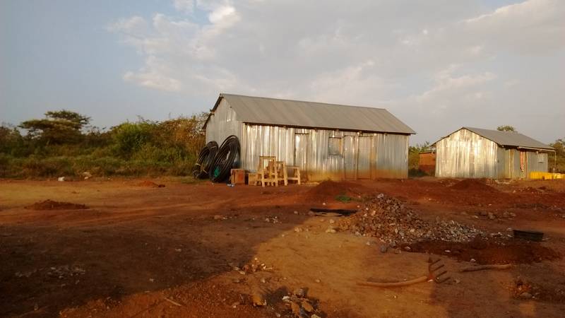 Equipment brough to mining site