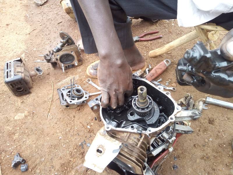 Reparation of the water pump