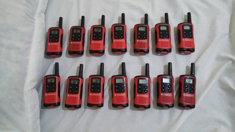 Seven pairs of walkie-talkies to Start Your Own Gold Mine