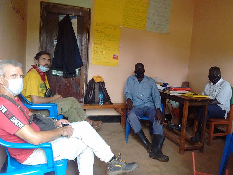 Meetings during Preliminary Site Assessment and Inspection in Busia, Uganda for gold mining startups