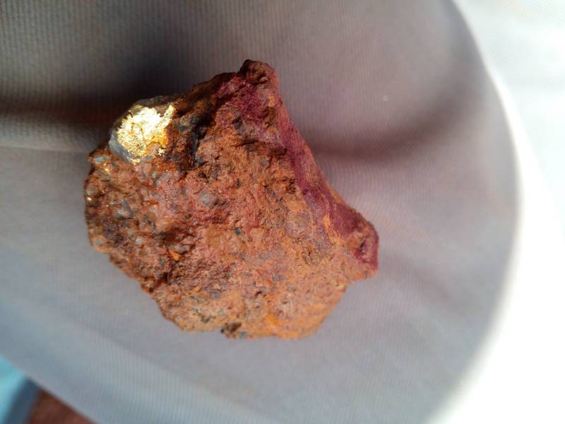Gold in a rich gold ore